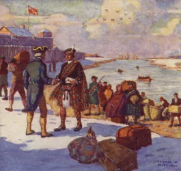 Landing of the Selkirk Settlers at York Factory